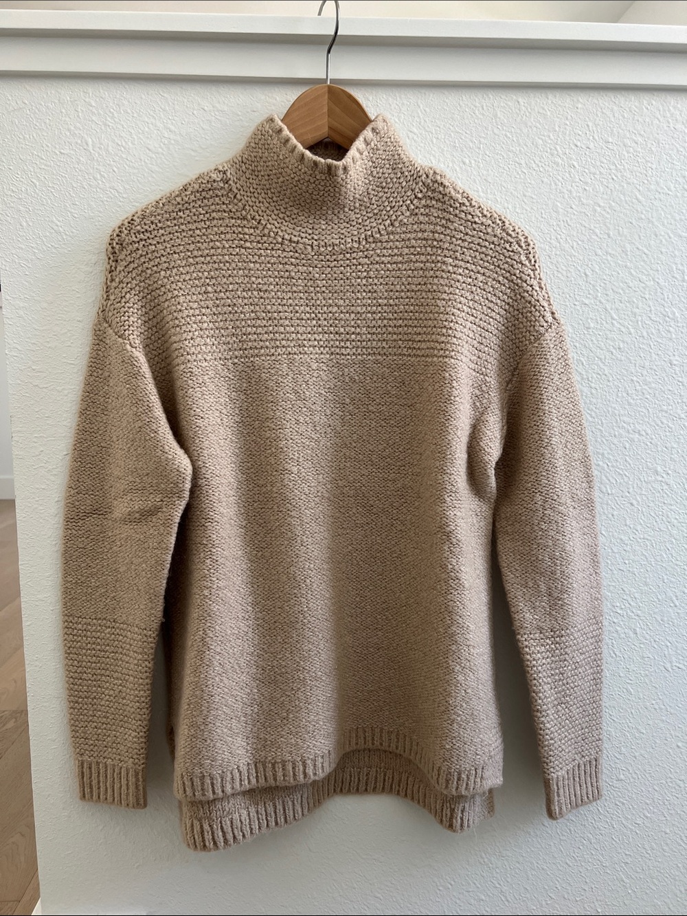 Caslon Beige Turtleneck Sweater
